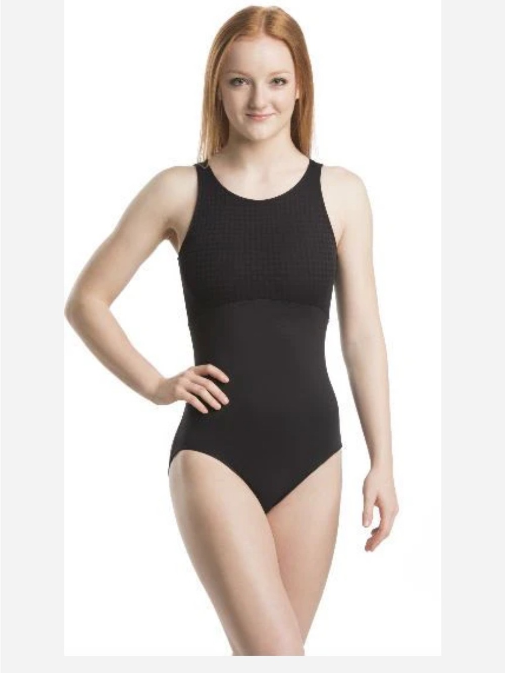 Ainsliewear Black Julie with Mod Dot Small Leotard